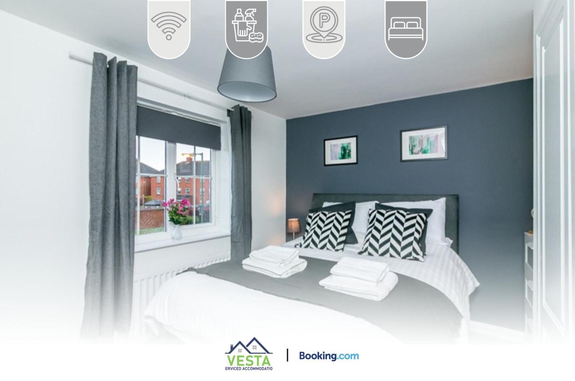 Three Bedroom Apartment By Vesta Serviced Accommodation & Short Lets Hatfield With Free Parking Eksteriør bilde