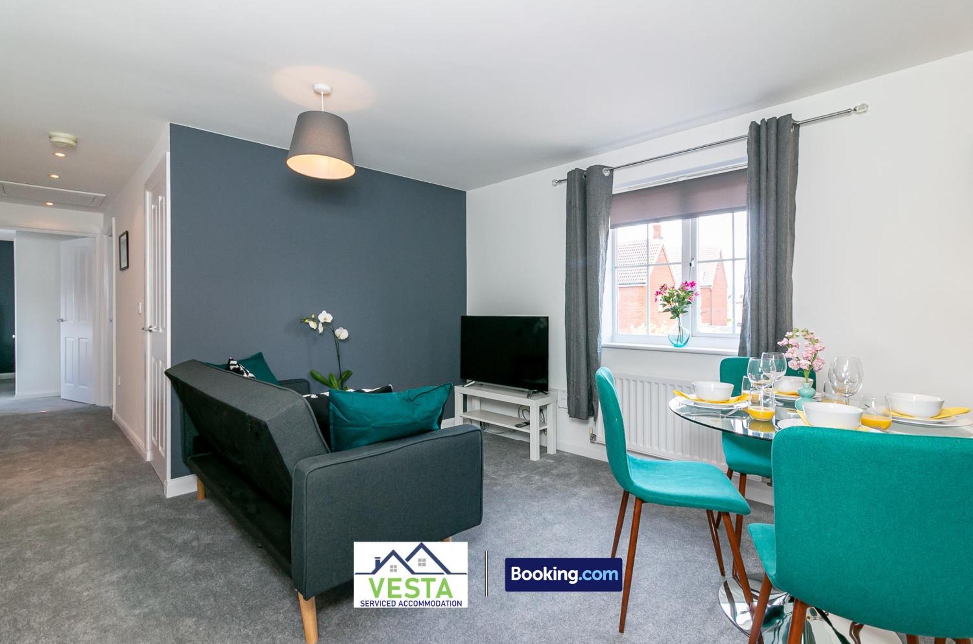 Three Bedroom Apartment By Vesta Serviced Accommodation & Short Lets Hatfield With Free Parking Eksteriør bilde